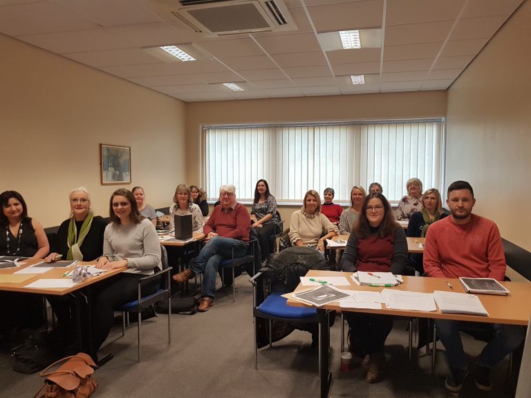 Volunteers on Training Course