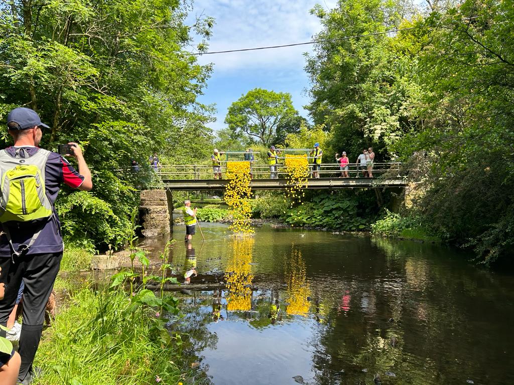 We raised £150 through Turton Rotary Club annual Duck Race on June 11, 2023